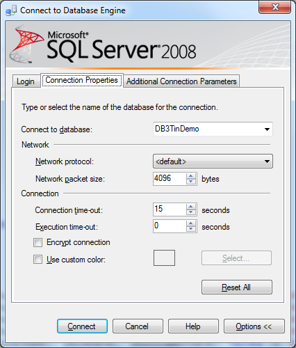 SQLAzureSelectDatabase