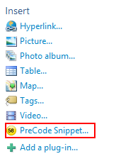 WindowsLiveWriter PreCode plugin
