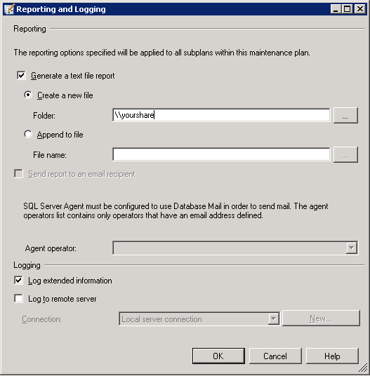 SQLReportingAndLogging