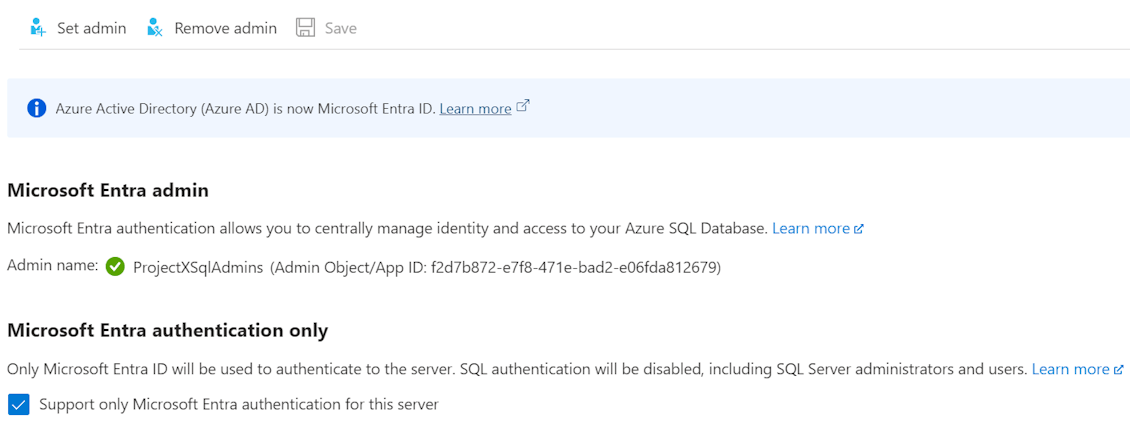 Azure SQL Admin